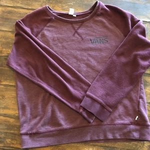 Vans Sweatshirt Maroon size XL
